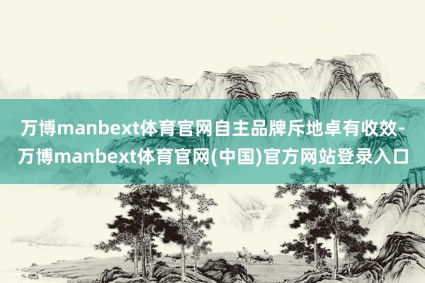 万博manbext体育官网　　自主品牌斥地卓有收效-万博manbext体育官网(中国)官方网站登录入口